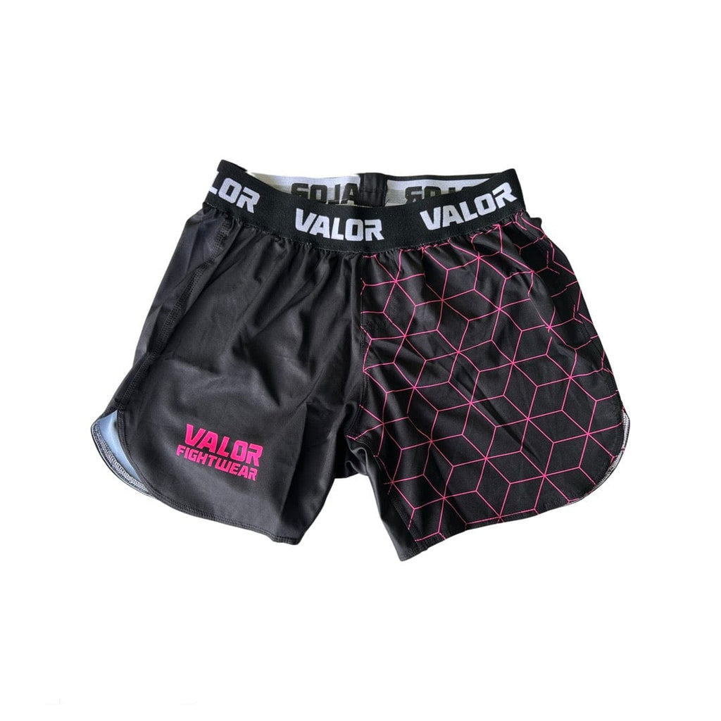 VALOR GEO BOARD SHORTS – Pink  Valor Fightwear   