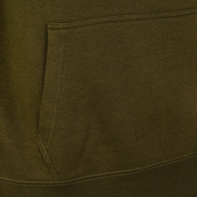Apex Icon Mens Hoodie - Olive Front pocket